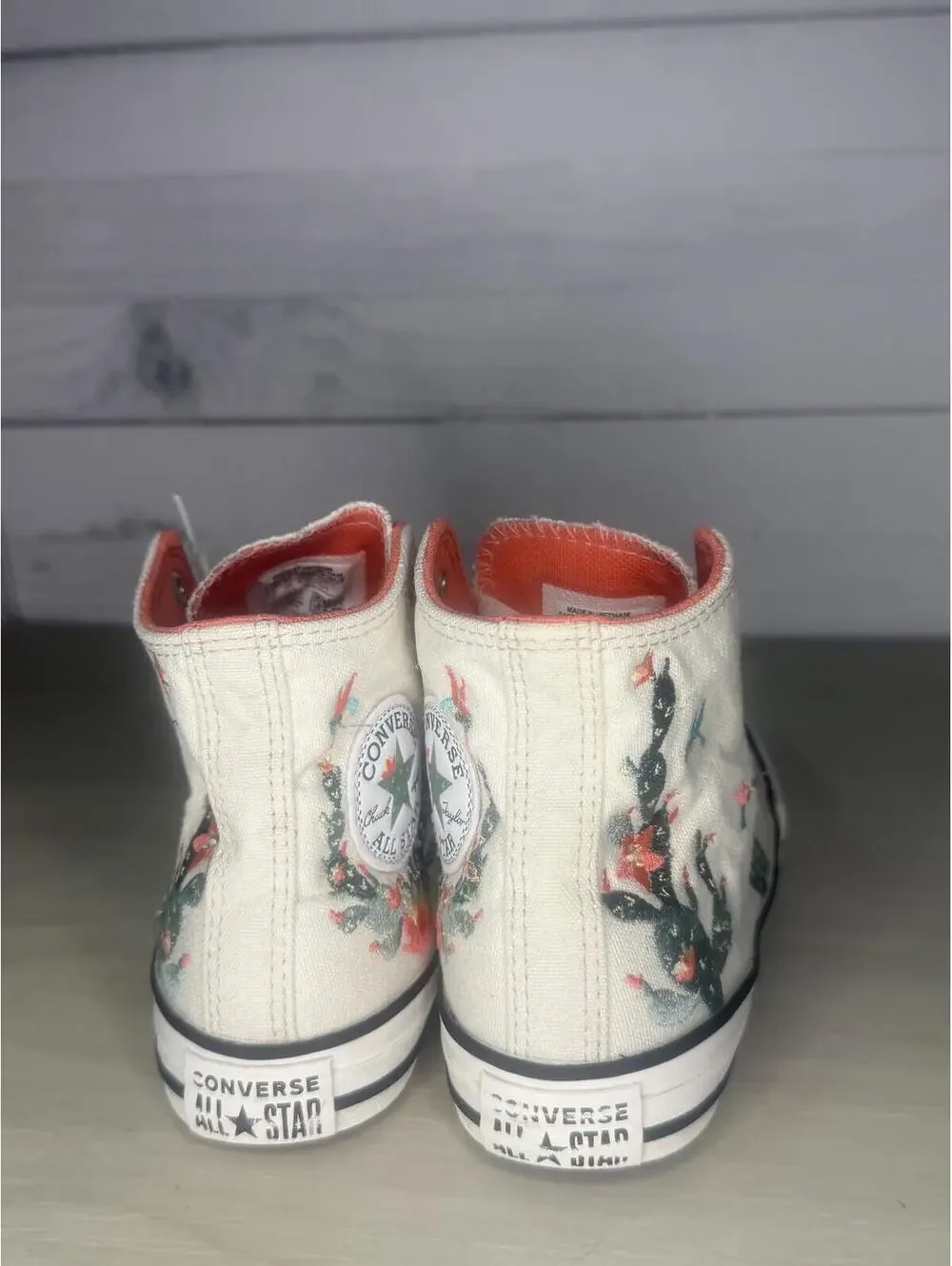 Converse Chuck Taylor All Star Hi Succulents Sneaker Vintage White  Youth 1